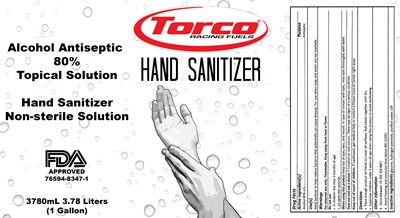 3.78l Label (Hand Sanitizer (2))